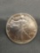 1991 United States 1 Ounce .999 Fine Silver American Eagle Silver Bullion Round Coin
