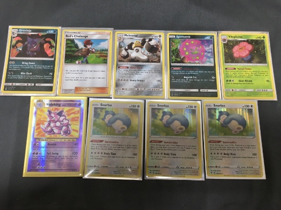 9 Count Lot of Modern Pokemon Holos and Reverse Holos from Huge Collection