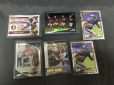 6 Card Lot of Football ROOKIE Cards from Huge Collection