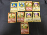 9 Card Lot of Pokemon Evolutions Starters & Secret Rares