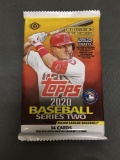 Factory Sealed 2020 Topps Baseball Series 2 14 Card Hobby Pack