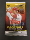 Factory Sealed 2020 Topps Baseball Series 2 14 Card Hobby Pack