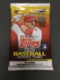 Factory Sealed 2020 Topps Baseball Series 2 14 Card Hobby Pack