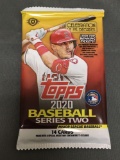 Factory Sealed 2020 Topps Baseball Series 2 14 Card Hobby Pack