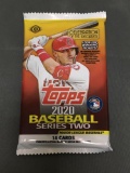 Factory Sealed 2020 Topps Baseball Series 2 14 Card Hobby Pack