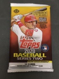 Factory Sealed 2020 Topps Baseball Series 2 14 Card Hobby Pack