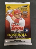 Factory Sealed 2020 Topps Baseball Series 2 14 Card Hobby Pack