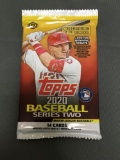 Factory Sealed 2020 Topps Baseball Series 2 14 Card Hobby Pack