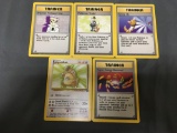 5 Count Lot of Vintage Pokemon Rare Trading Cards from Huge Collection