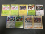 9 Count Lot of Modern Pokemon Holos and Reverse Holos from Huge Collection