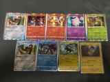 9 Count Lot of Modern Pokemon Holos and Reverse Holos from Huge Collection