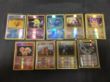 9 Count Lot of Modern Pokemon Holos and Reverse Holos from Huge Collection