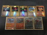 9 Count Lot of Modern Pokemon Holos and Reverse Holos from Huge Collection