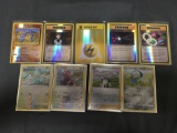 9 Count Lot of Modern Pokemon Holos and Reverse Holos from Huge Collection