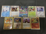 9 Count Lot of Modern Pokemon Holos and Reverse Holos from Huge Collection