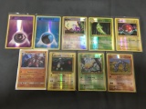 9 Count Lot of Modern Pokemon Holos and Reverse Holos from Huge Collection
