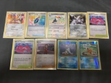 9 Count Lot of Modern Pokemon Holos and Reverse Holos from Huge Collection