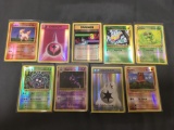 9 Count Lot of Modern Pokemon Holos and Reverse Holos from Huge Collection