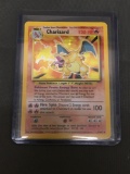 1999 Pokemon Base Set Unlimited #4 CHARIZARD Holofoil Rare Trading Card