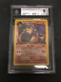 BGS Graded 2000 Pokemon Team Rocket 1st Edition #21 DARK CHARIZARD Rare Trading Card - MINT 9