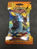 Factory Sealed Pokemon XY Flashfire 10 Card Booster Pack in Retail Blister Shell