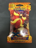 Factory Sealed Pokemon XY Flashfire 10 Card Booster Pack in Retail Blister Shell