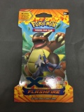 Factory Sealed Pokemon XY Flashfire 10 Card Booster Pack in Retail Blister Shell