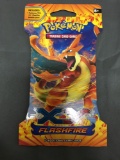Factory Sealed Pokemon XY Flashfire 10 Card Booster Pack in Retail Blister Shell