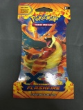 Factory Sealed Pokemon XY Flashfire 10 Card Booster Pack in Retail Blister Shell