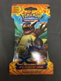 Factory Sealed Pokemon XY Flashfire 10 Card Booster Pack in Retail Blister Shell