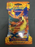 Factory Sealed Pokemon XY Flashfire 10 Card Booster Pack in Retail Blister Shell