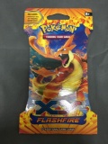 Factory Sealed Pokemon XY Flashfire 10 Card Booster Pack in Retail Blister Shell