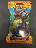 Factory Sealed Pokemon XY Flashfire 10 Card Booster Pack in Retail Blister Shell