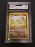 GMA Graded 1999 Pokemon Jungle Unlimited #39 MAROWAK Trading Card - NM 7