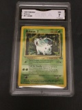 GMA Graded 1999 Pokemon Jungle Unlimited #57 NIDORAN Trading Card - NM 7