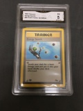 GMA Graded 1999 Pokemon Fossil 1st Edition #59 ENERGY SEARCH Trading Card - EX 5
