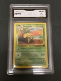 GMA Graded 1999 Pokemon Jungle #35 EXEGGUTOR Trading Card - NM-MT 8