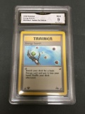 GMA Graded 1999 Pokemon Fossil 1st Edition #59 ENERGY SEARCH Trading Card - MINT 9