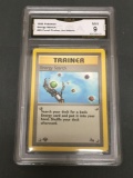 GMA Graded 1999 Pokemon Fossil 1st Edition #59 ENERGY SEARCH Trading Card - MINT 9