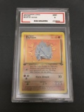 BSG Graded 1999 Pokemon Jungle 1st Edition #61 RHYHORN Trading Card - MINT 9