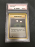 BSG Graded 1999 Pokemon Fossil 1st Edition #60 GAMBLER Trading Card - MINT 9