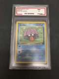 BSG Graded 1999 Pokemon Fossil 1st Edition #54 SHELLDER Trading Card - MINT 9