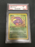 BSG Graded 1999 Pokemon Fossil 1st Edition #46 EKANS Trading Card - MINT 9