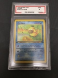 BSG Graded 1999 Pokemon Fossil 1st Edition #53 PSYDUCK Trading Card - MINT 9