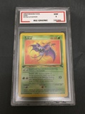 BSG Graded 1999 Pokemon Fossil 1st Edition #57 ZUBAT Trading Card - MINT 9