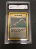 GMA Graded 1999 Pokemon Base Set Unlimited #83 MAINTENANCE Trading Card - NM 7
