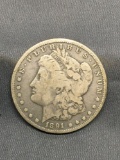 1891-O United States Morgan Silver Dollar - 90% Silver Coin