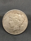 1926-S United States Peace Silver Dollar - 90% Silver Coin