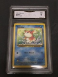 GMA Graded 1999 Pokemon Jungle #53 GOLDEEN Trading Card - NM 7