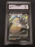 GMA Graded 2020 Pokemon Sword & Shield #141 SNORLAX V Holofoil Rare Trading Card - NM-MT 8